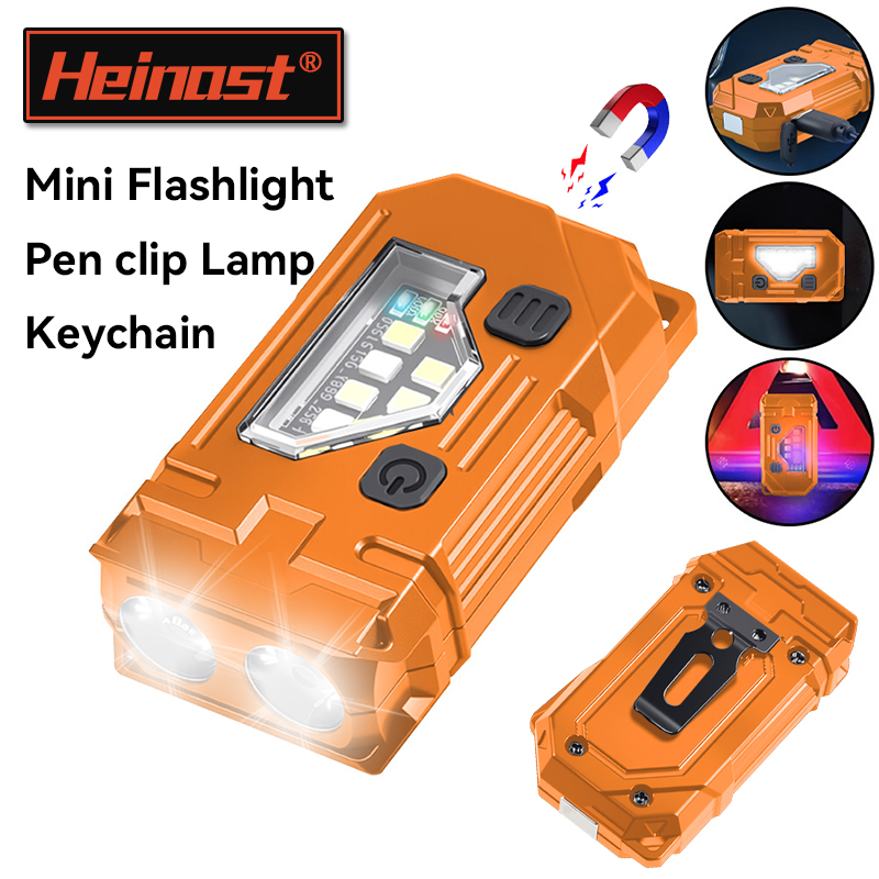 Fishing Headlamp - Mini portachiavi torcia EDC torcia magnetica