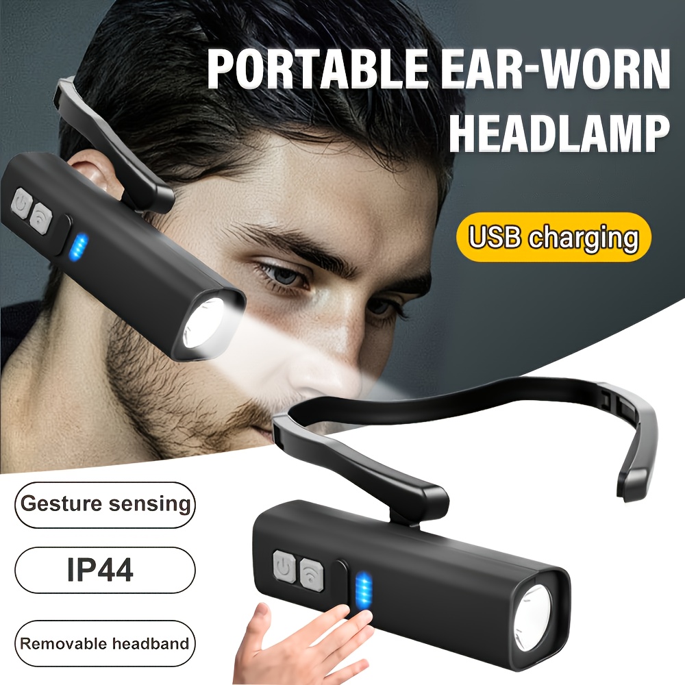 Fishing Headlamp - Torcia frontale ricaricabile con clip per